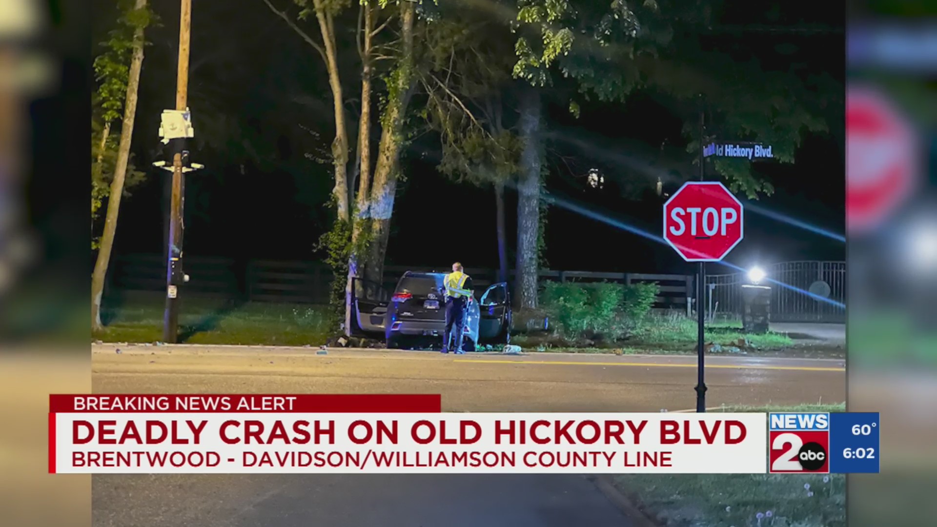 Deadly crash under investigation on Old Hickory Boulevard – WKRN News 2