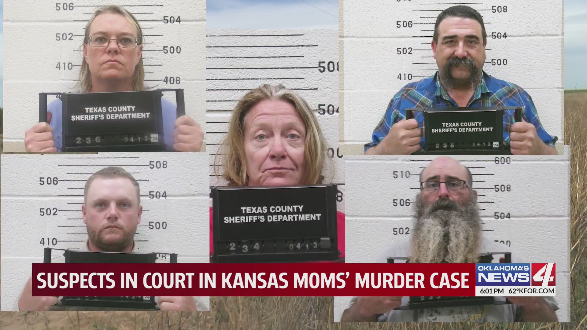 Suspects in court in Kansas moms’ murder case – KFOR.com Oklahoma City