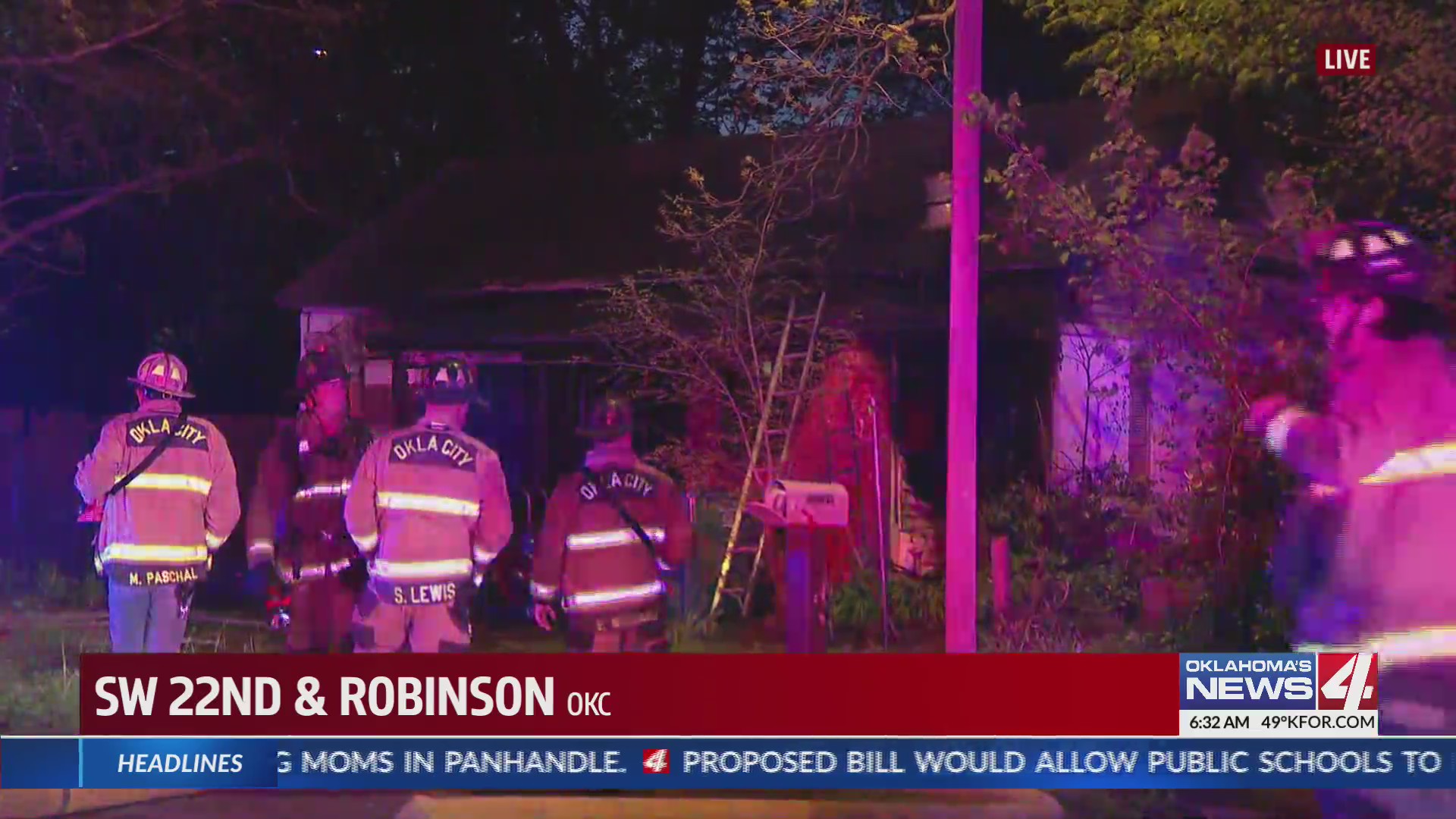 Firefighters battle house fire in SW Oklahoma City – KFOR.com Oklahoma City
