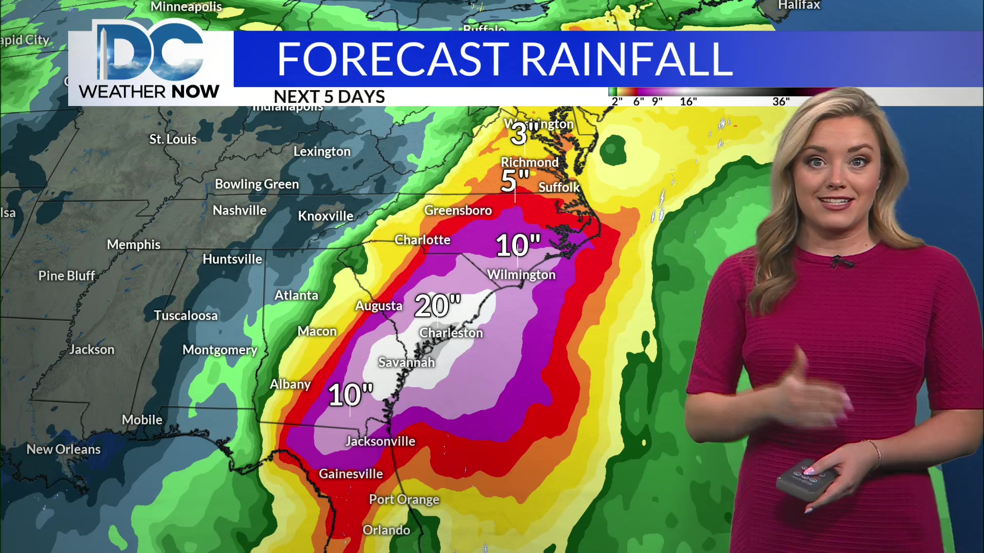 Weather: Hot and humid start to the week, wet and cooler late week – DC ...