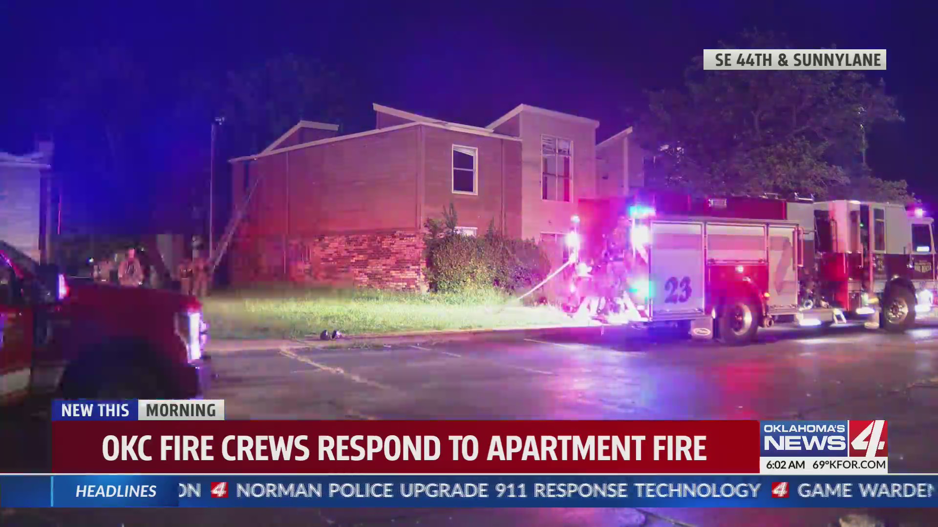Oklahoma City fire crews battle metro apartment fire – KFOR.com ...