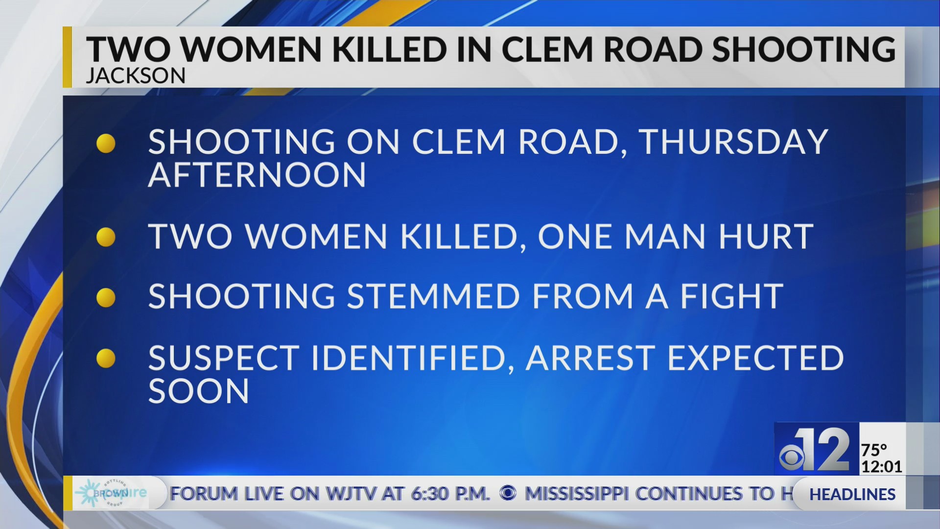 Two women killed in Jefferson Davis County shooting – WJTV