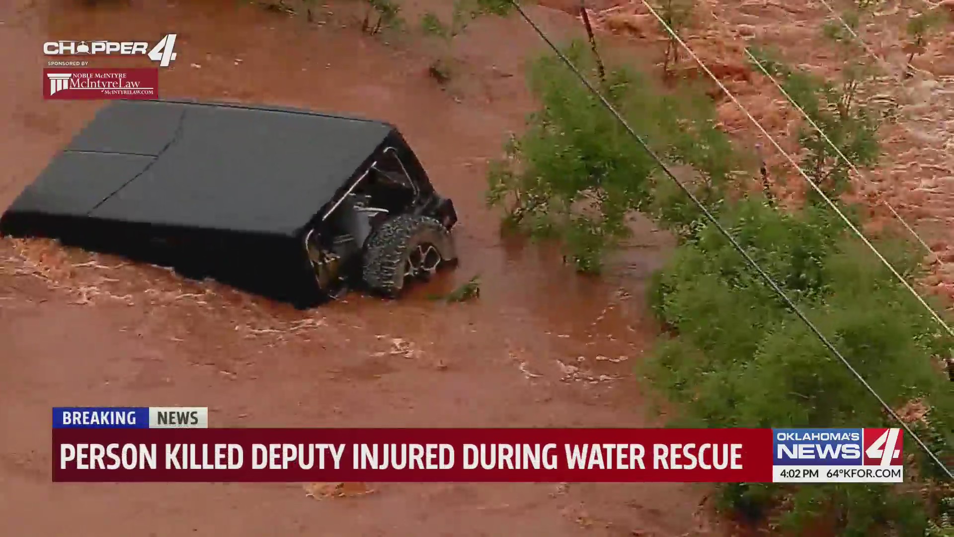 Person killed deputy injured during water rescue – KFOR.com Oklahoma City