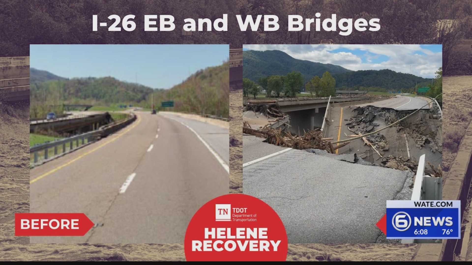 ‘Historic’ damage to East TN roads – WATE 6 On Your Side