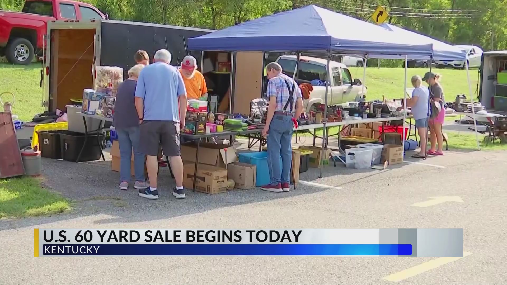 US 60 Yard Sale underway for miles in Kentucky – WOWK 13 News