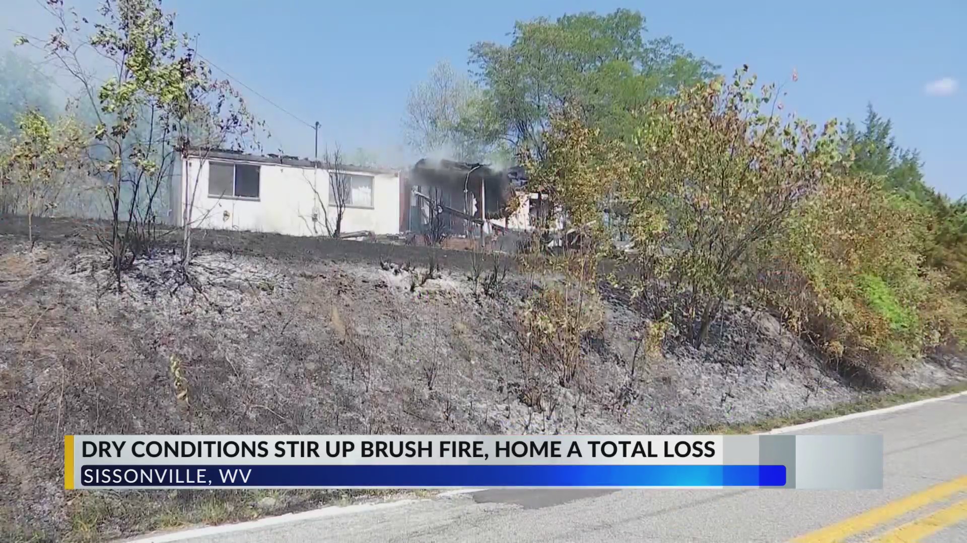 Crews battling pair of Kanawha County brush fires – WOWK 13 News