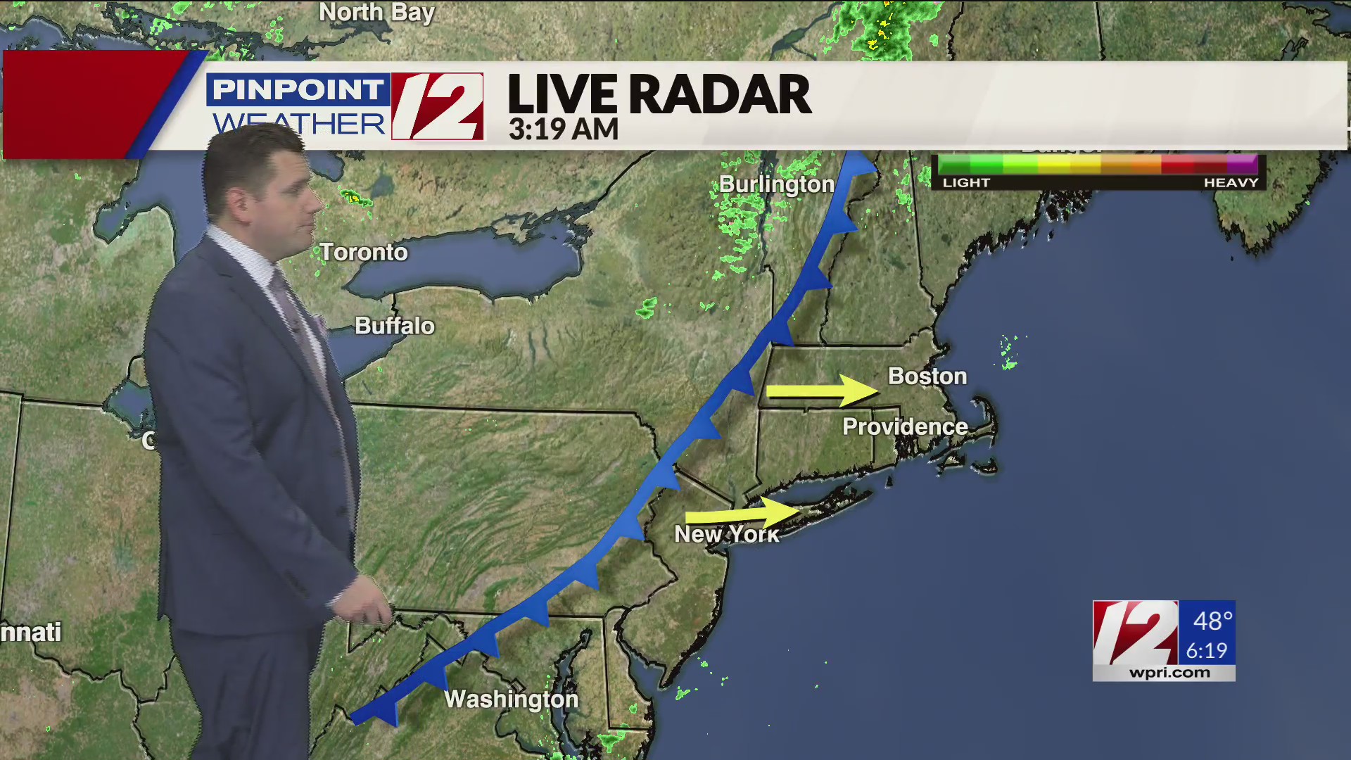 WPRI 12 Weather Forecast 10/26/24: Dry This Weekend; Cooler for Sunday ...