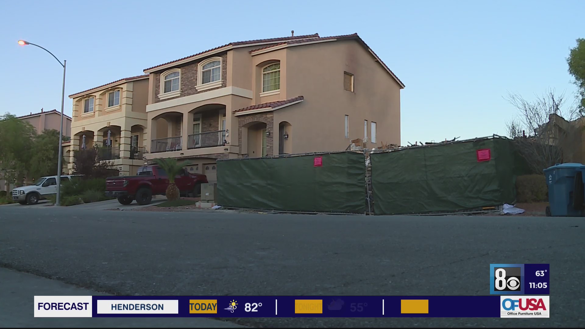 Las Vegas house torn down following deadly fire that killed 4 – KLAS