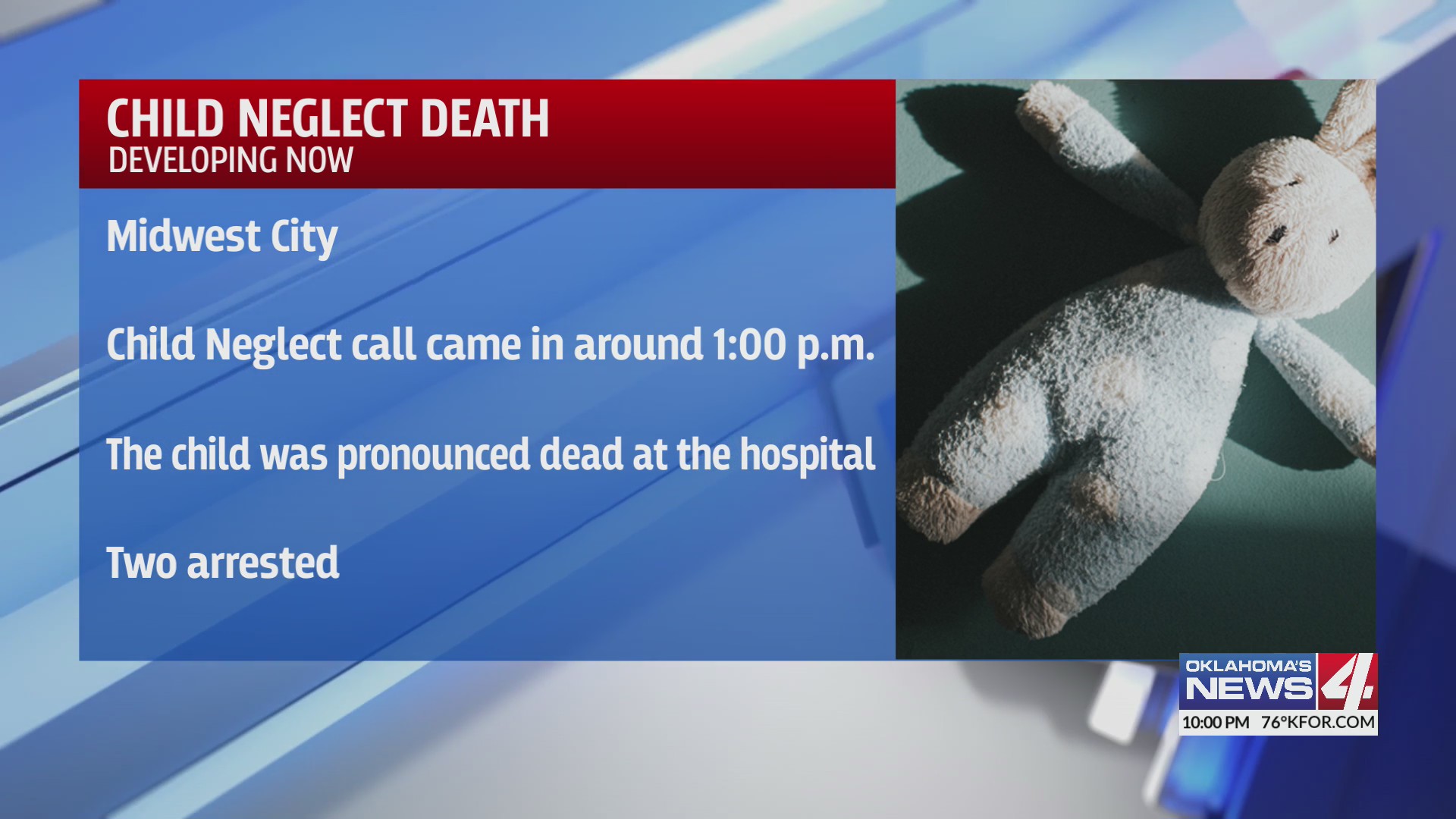 Child neglect death in Midwest City – KFOR.com Oklahoma City