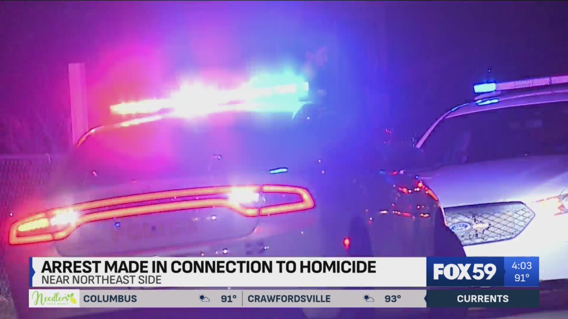 Indy man arrested in relation to homicide on near northeast side – Fox 59
