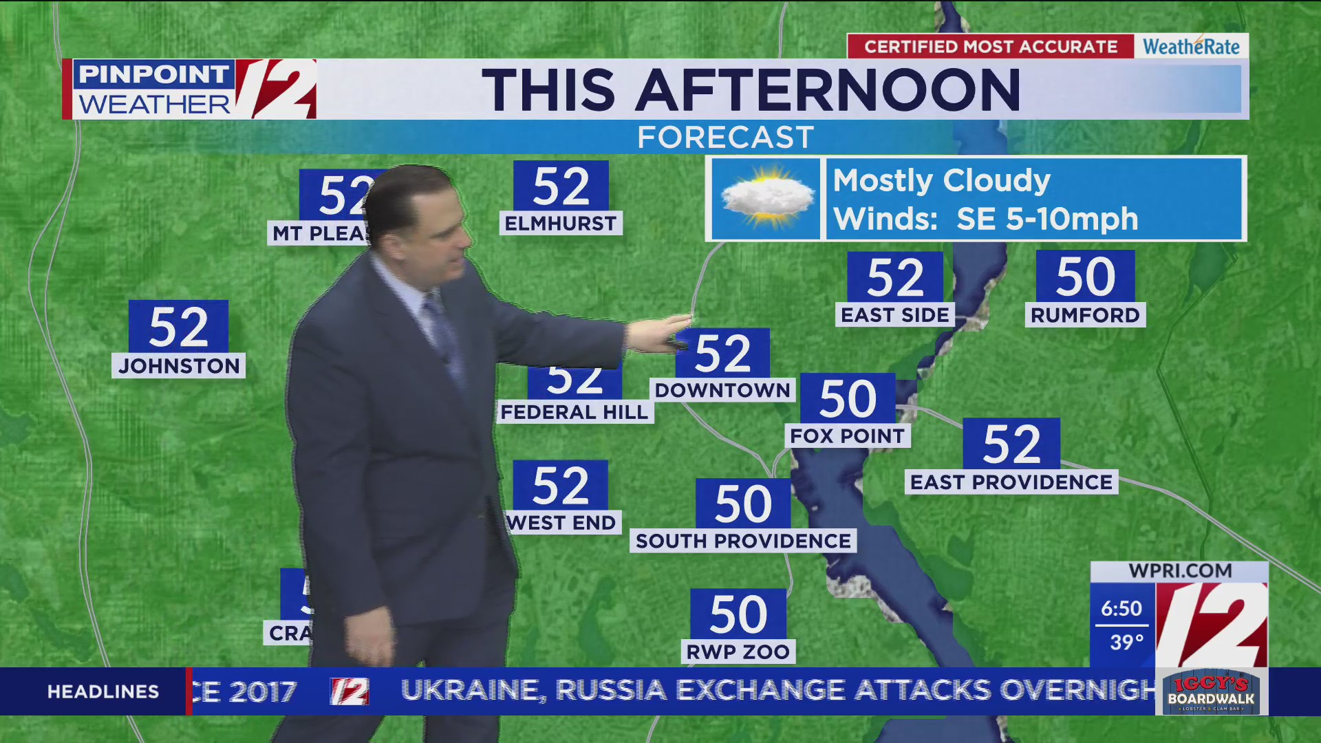 WPRI 12 Weather Forecast for 3/20/25: Fog and Drizzle This Morning ...