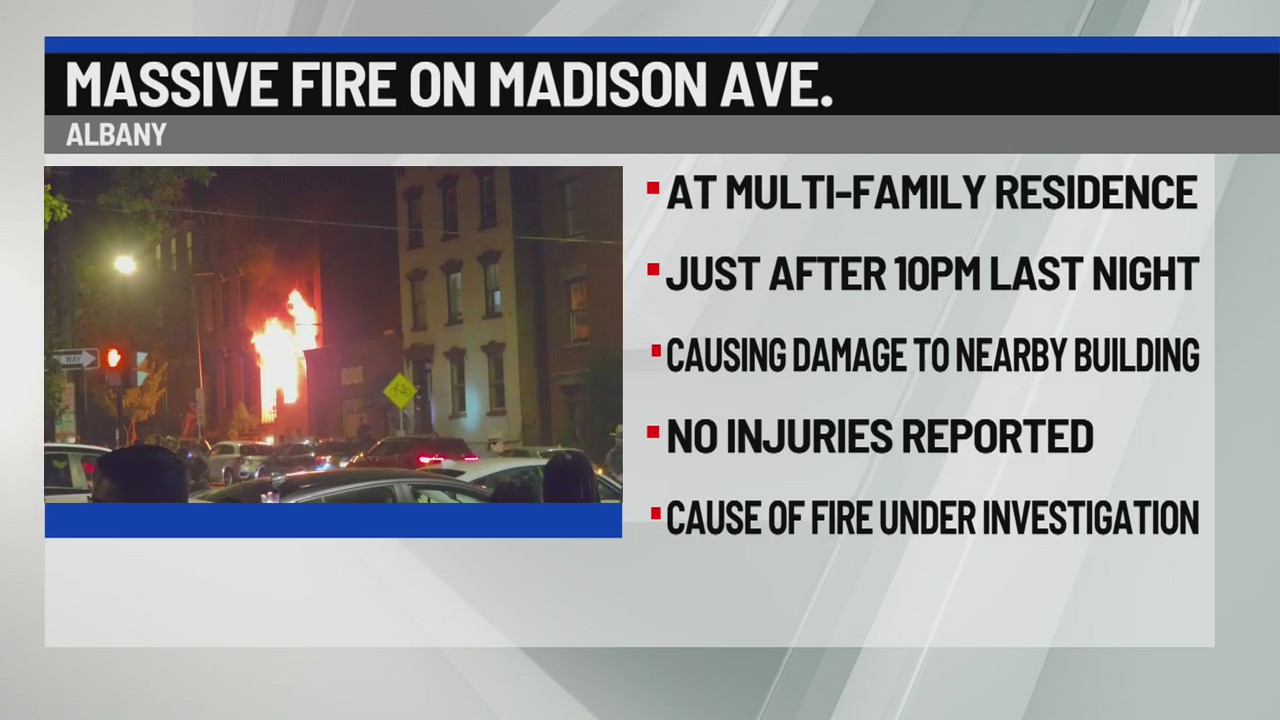 Massive fire on Madison Avenue under investigation – NEWS10 ABC