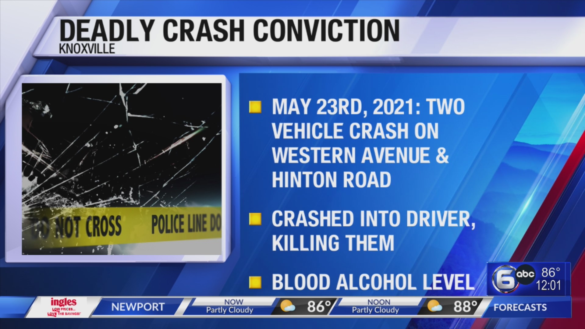 Man convicted after deadly crash in Knoxville – WATE 6 On Your Side