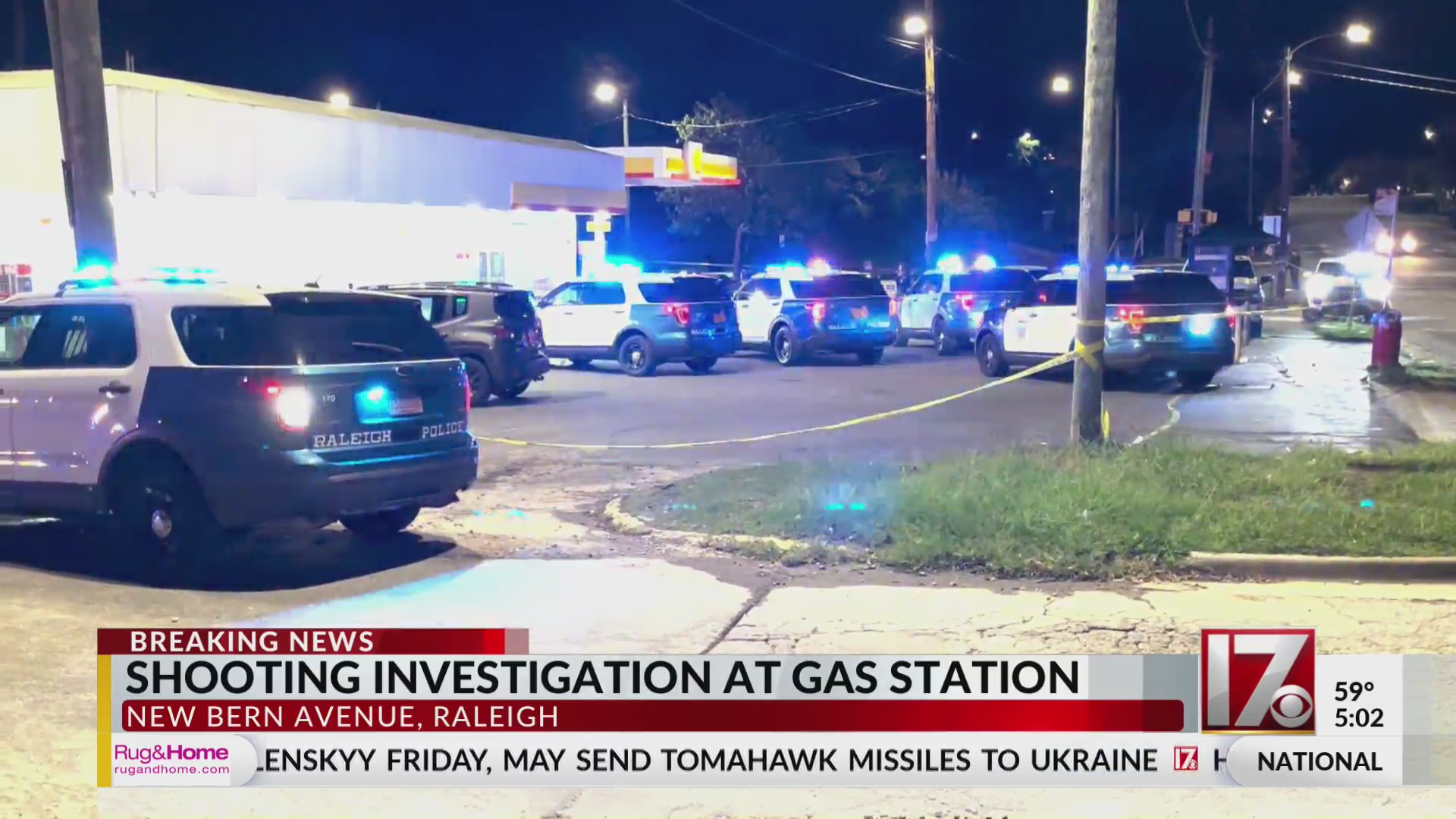 Shooting investigation underway at Shell gas station on New Bern Avenue ...