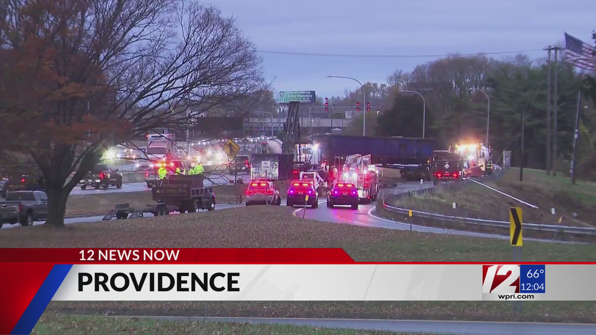 Lanes reopen after tractor-trailer crash on I-95 North in Providence ...
