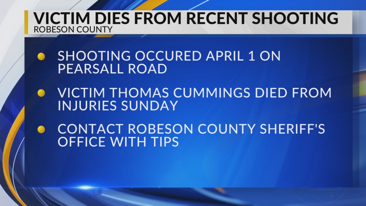 Man identified in deadly Robeson County shooting – WBTW