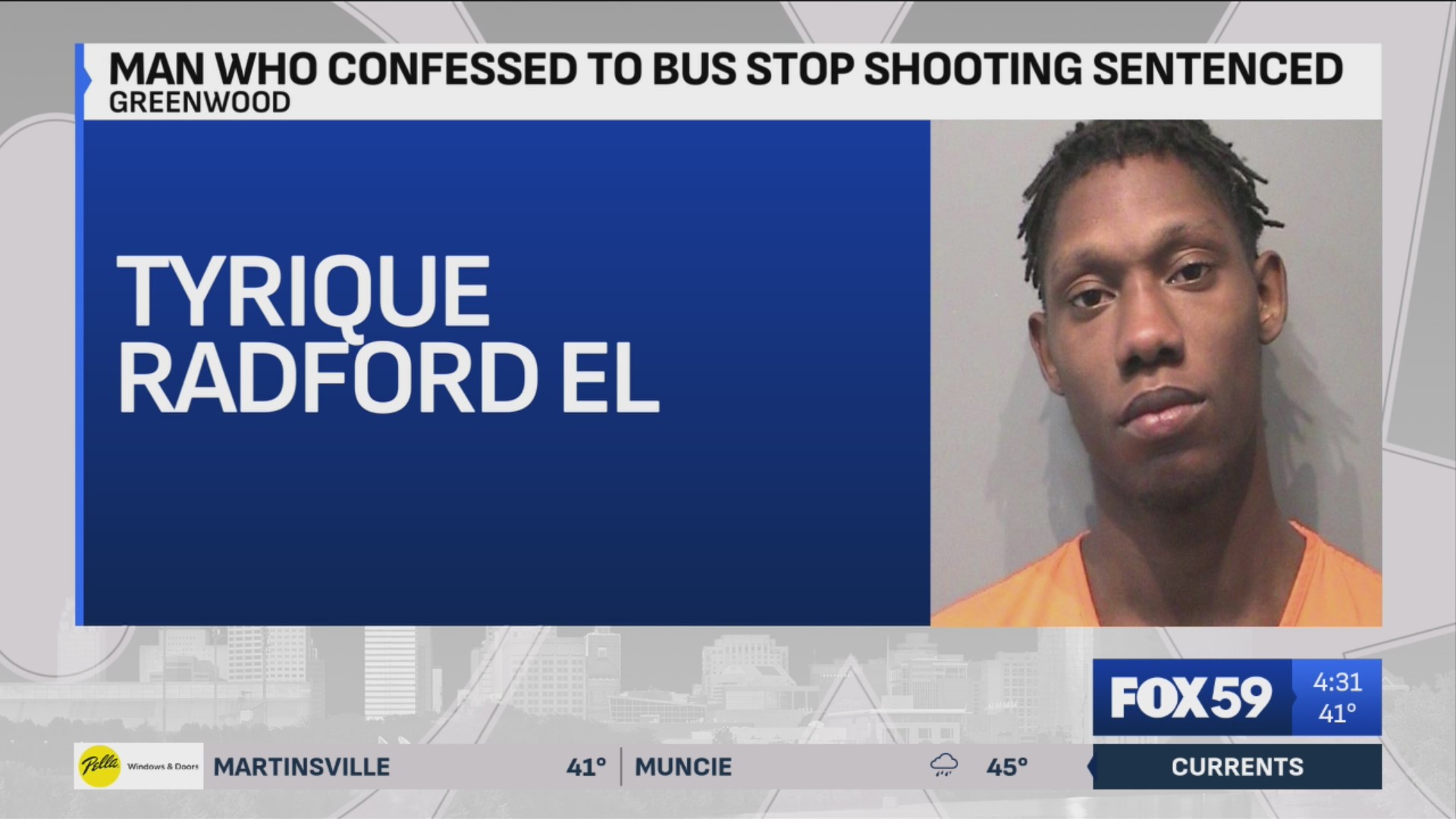 Man sentenced to 55 years in deadly Greenwood bus stop shooting – Fox 59