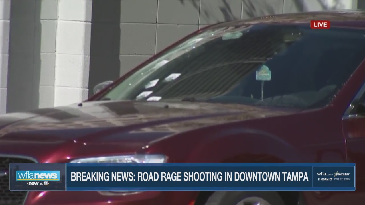 Shots fired during apparent road rage incident in downtown Tampa ...
