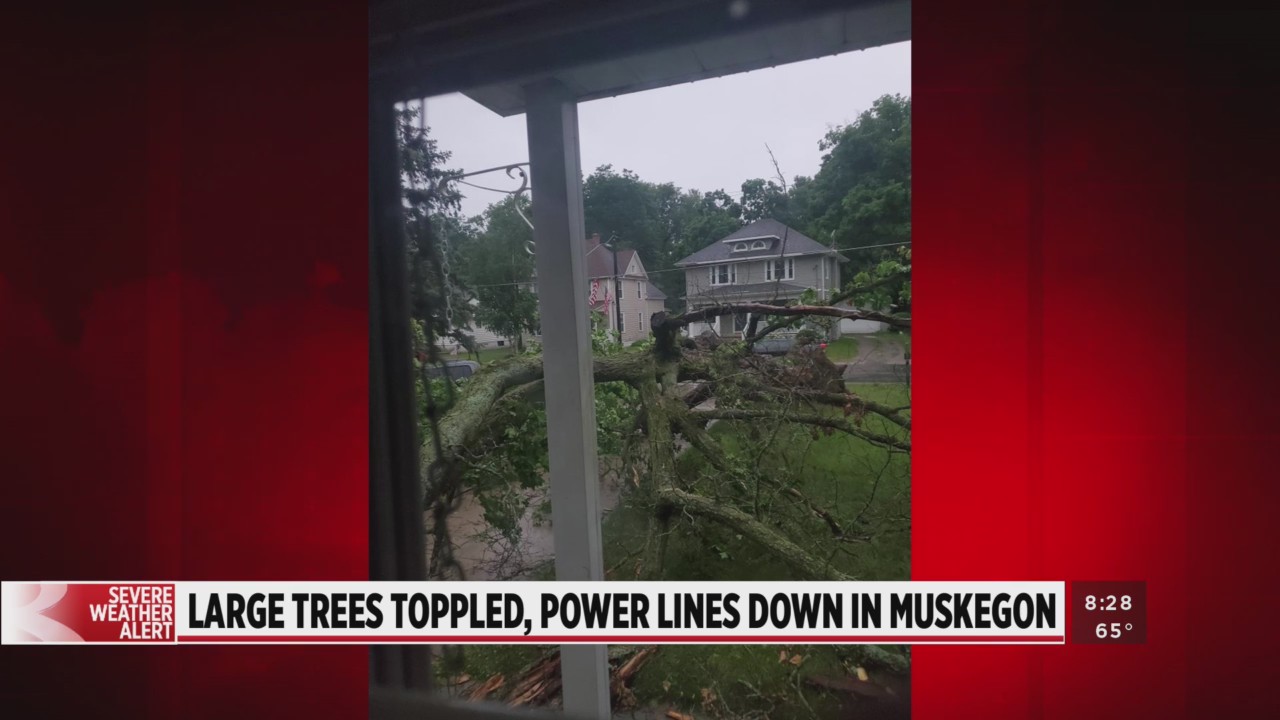 Strong thunderstorms leave thousands without power – WOODTV.com