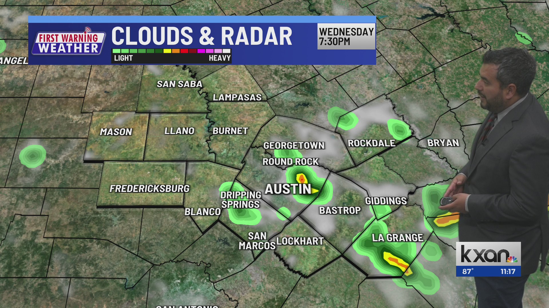 Central Texas rain chances pick up as week goes on I August 26 weather ...