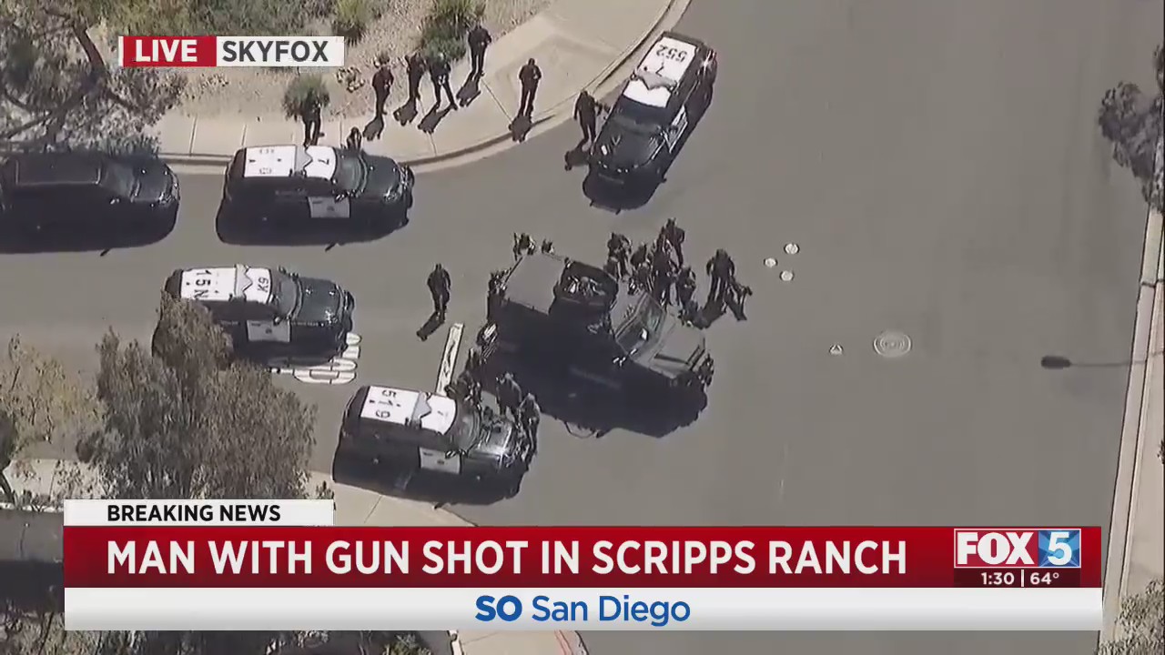 Man with gun shot near Scripps Ranch – FOX 5 San Diego & KUSI News