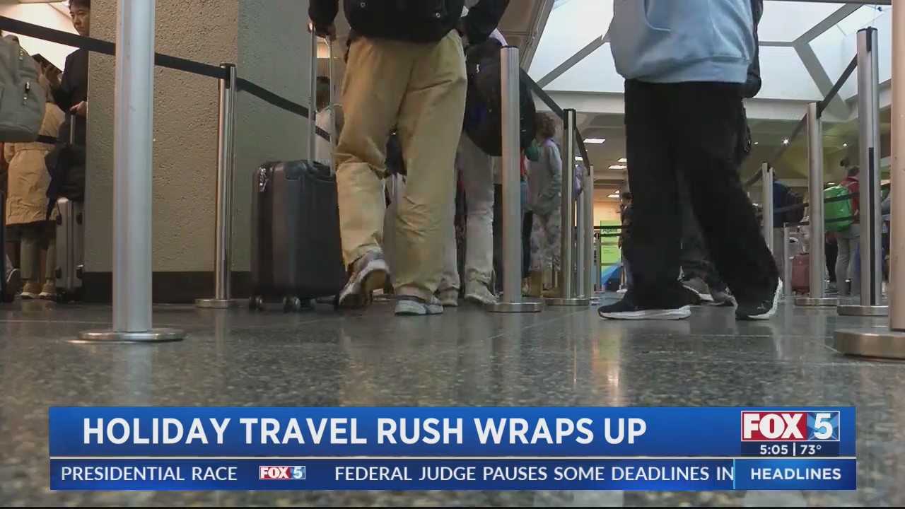 Holiday travel rush wraps up – FOX 5 San Diego & KUSI News