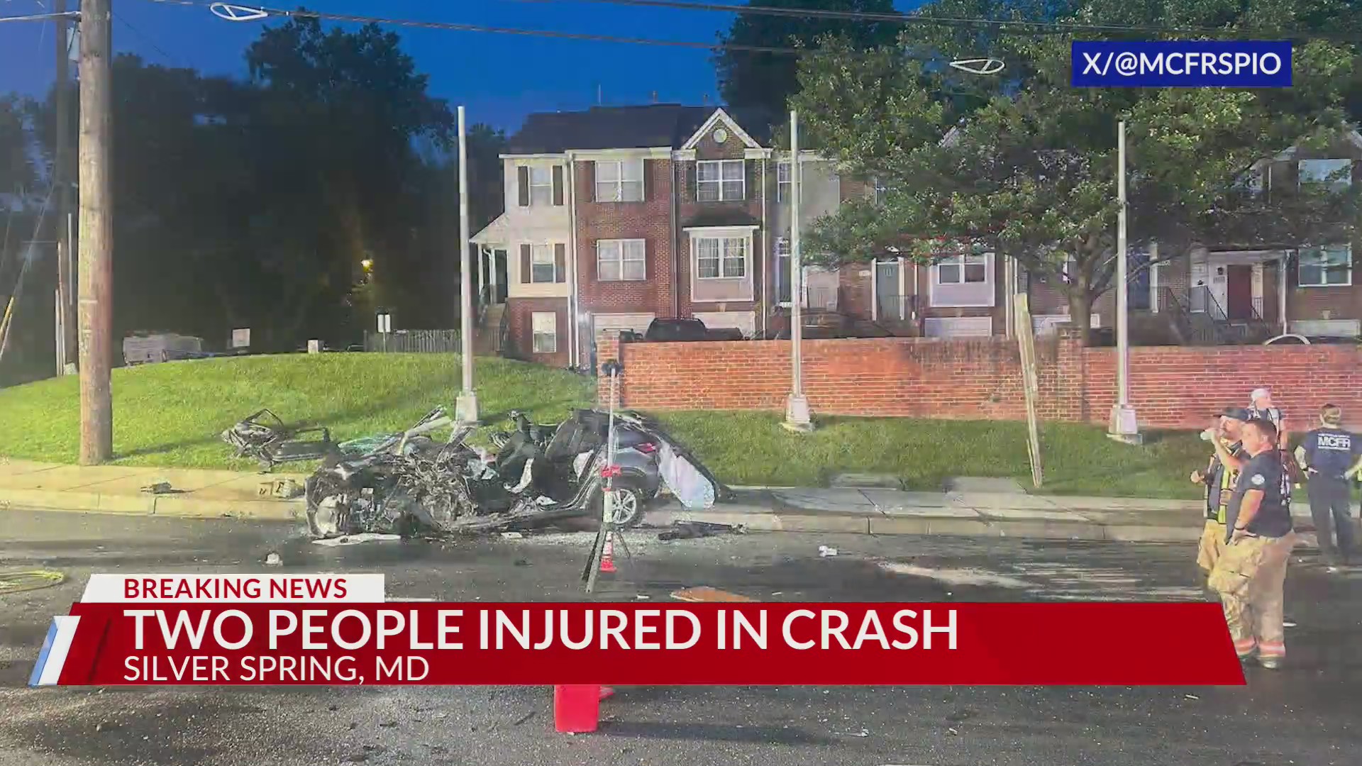 Crash on Georgia Avenue in Silver Spring leaves 2 injured – DC News Now ...