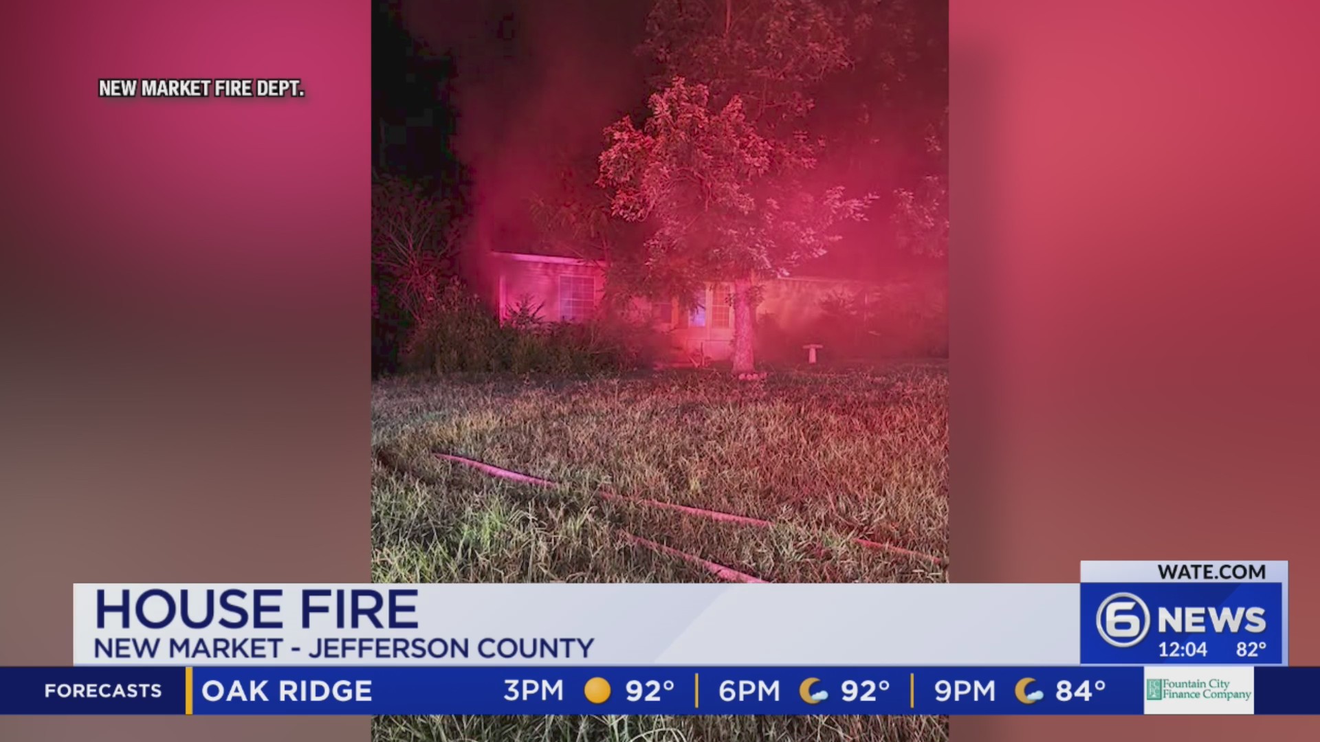Woman at first refused to leave burning house in New Market – WATE 6 On ...