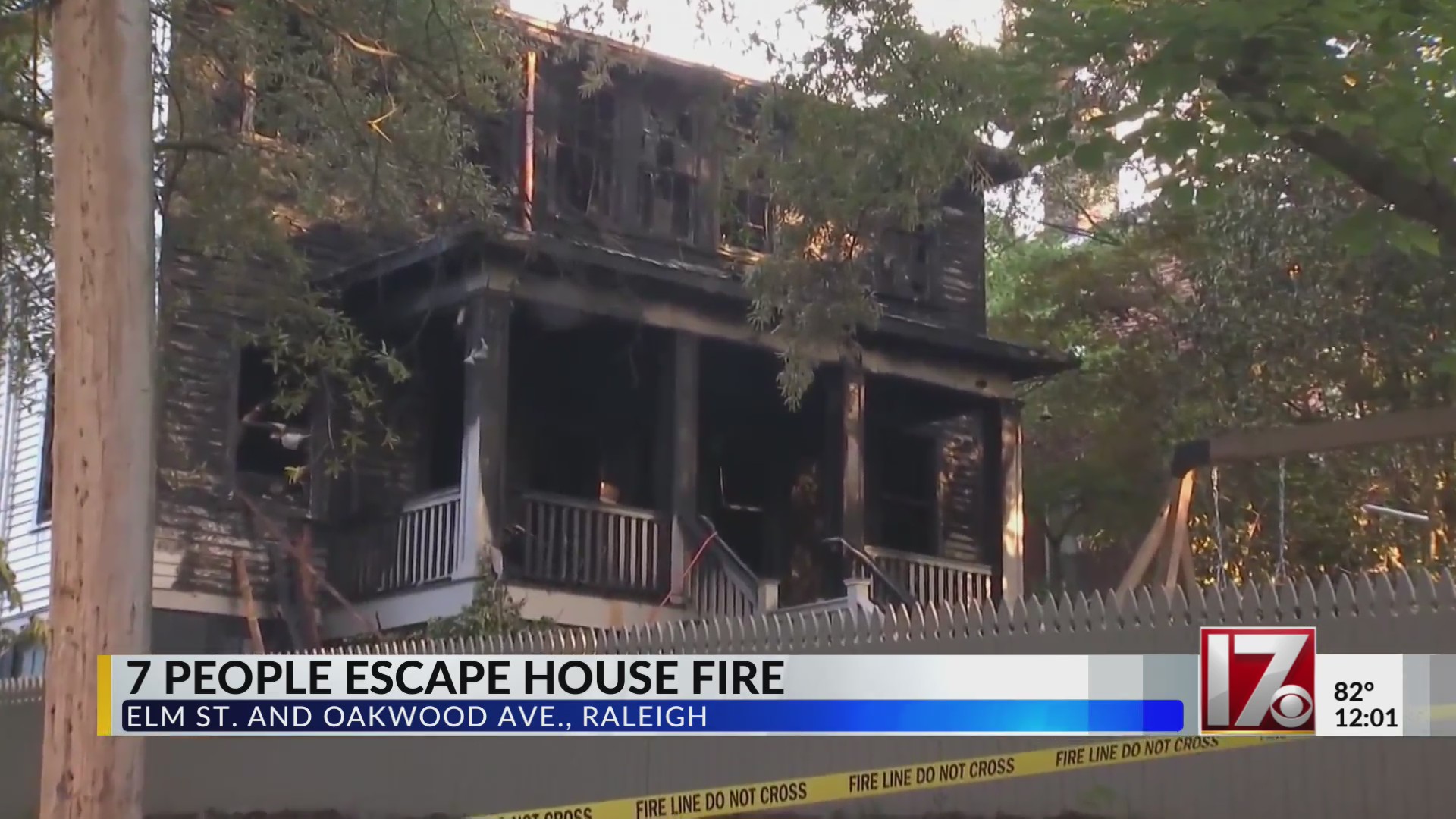 7 people escape house fire – CBS17.com
