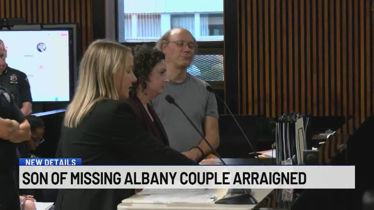 Son of missing Albany couple arraigned – NEWS10 ABC