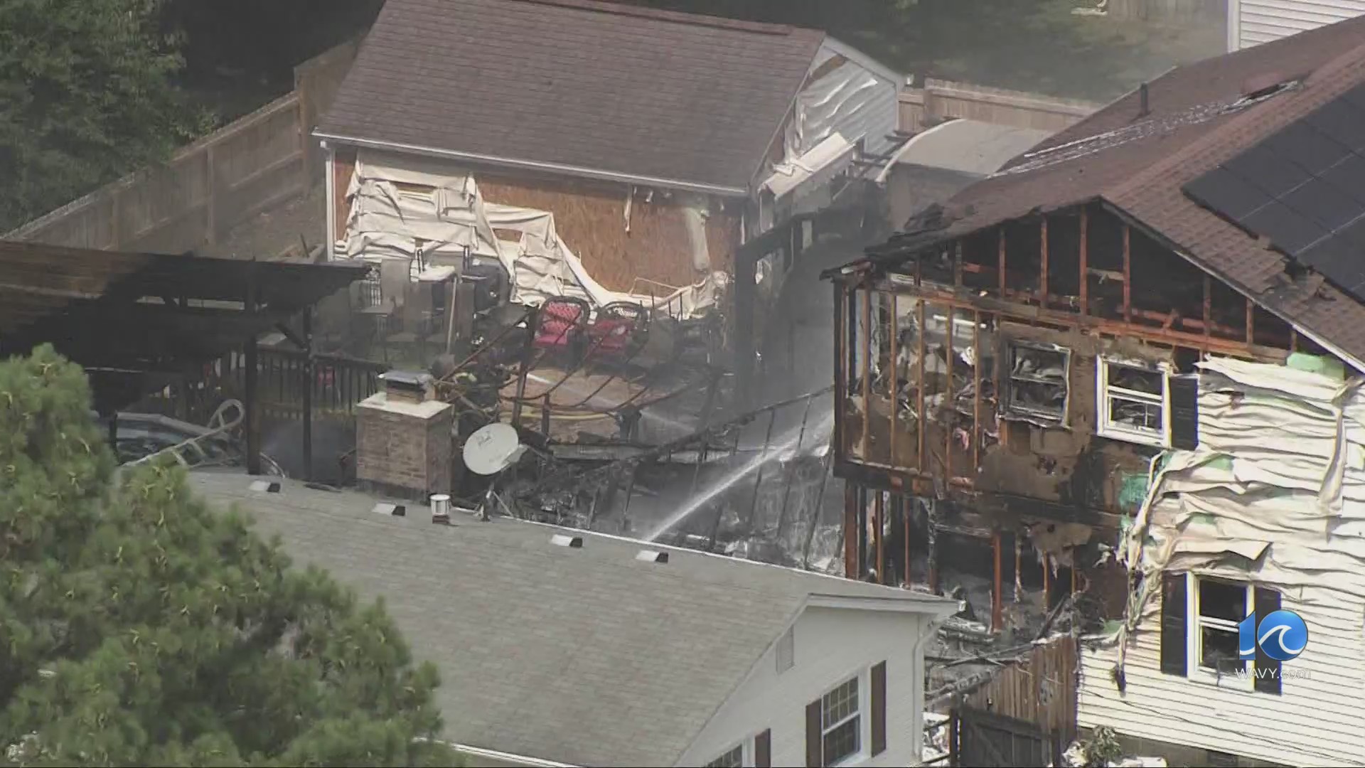 House fire in Hampton