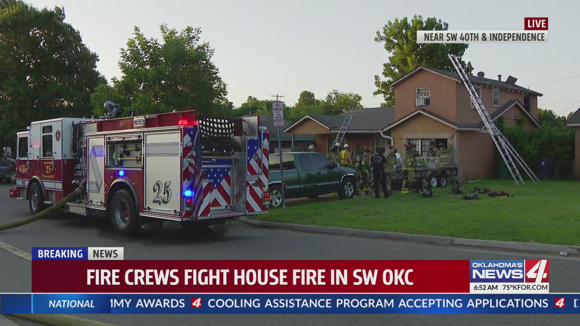 Firefighters respond to house fire in SW Oklahoma City – KFOR.com ...