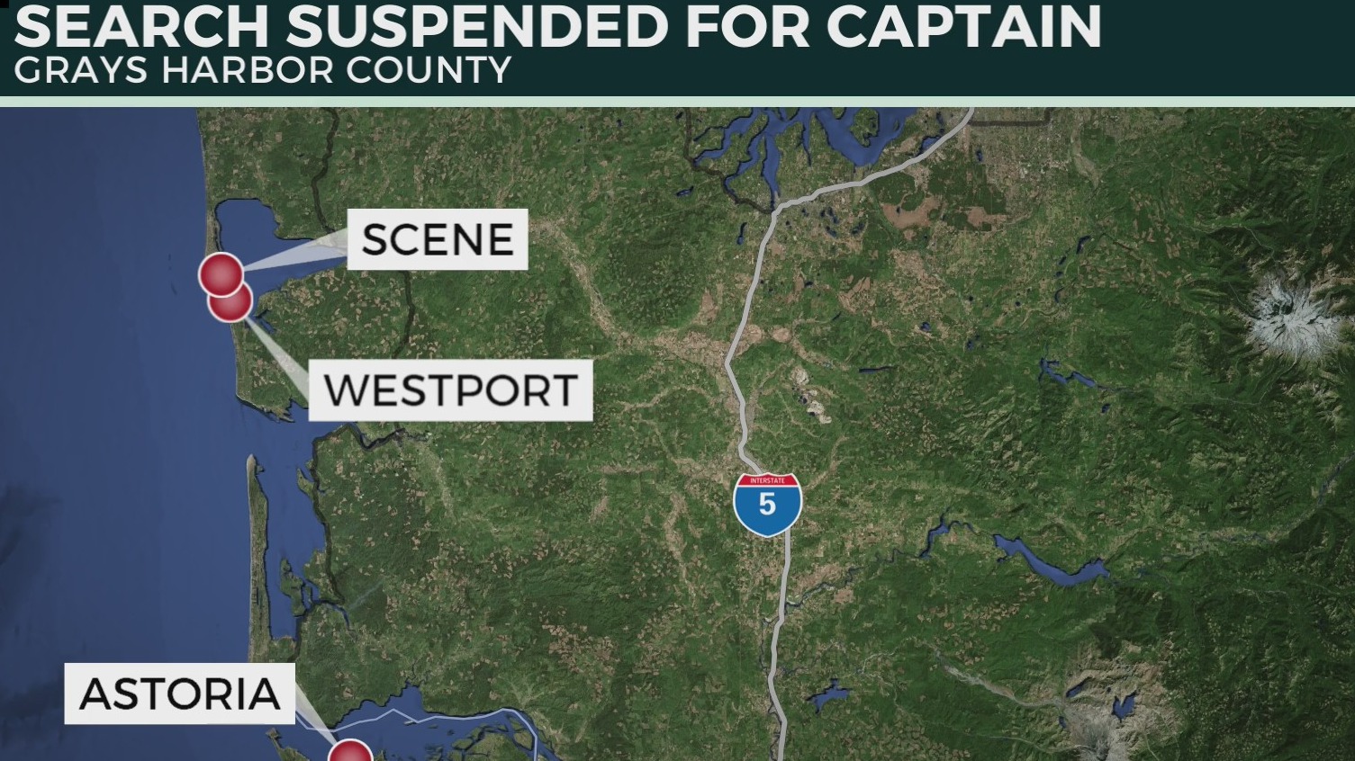 Captain missing after fishing boat capsizes off WA coast – KOIN.com