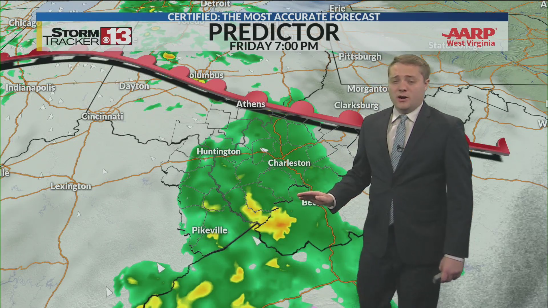 Rain moves in Friday and a rainy weekend ahead. – WOWK 13 News