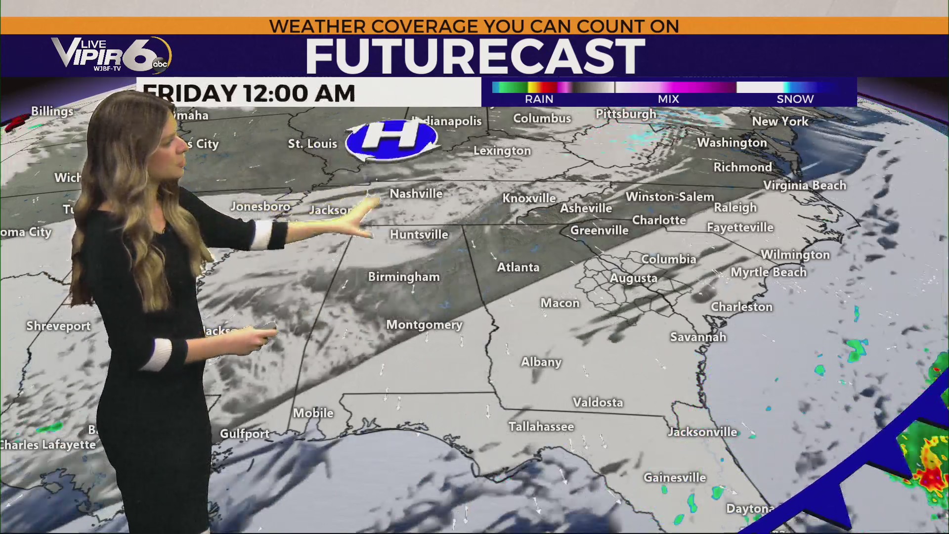 Rain & Storms Thursday Morning with Warmer Temps – WJBF