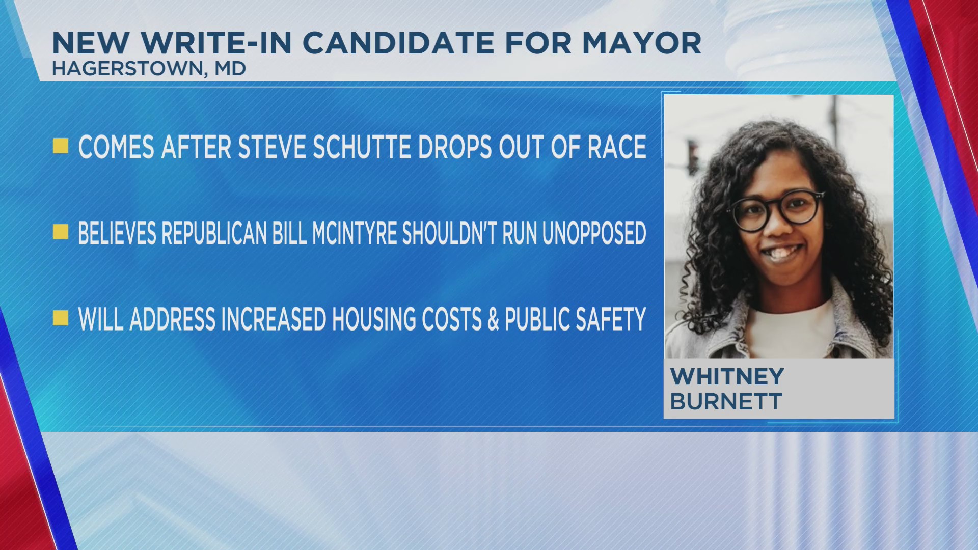 Writney Write Whitney Burnett announces write-in candidacy for Mayor of Hagerstown ...