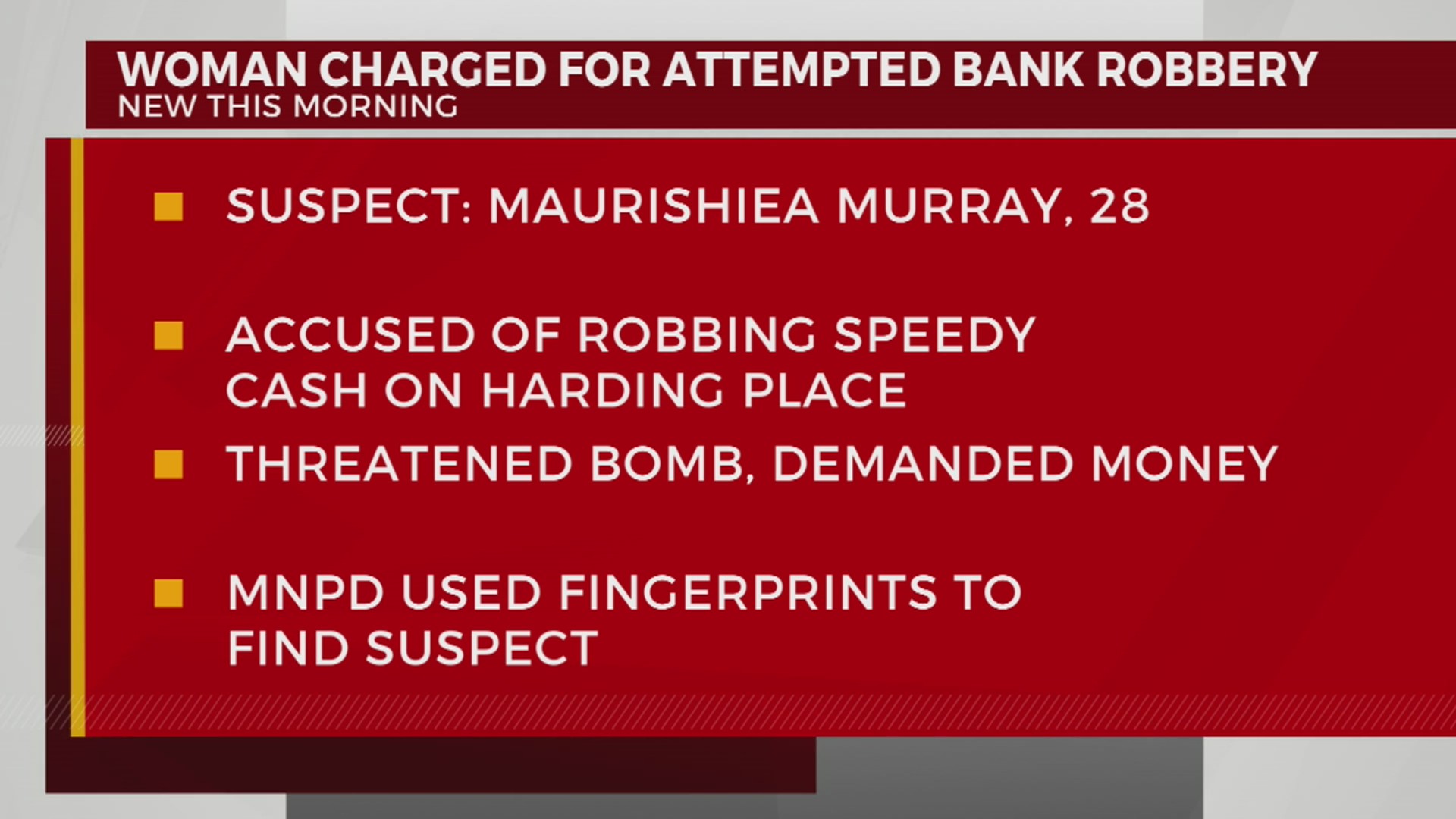 Woman charged with attempted robbery – WKRN News 2