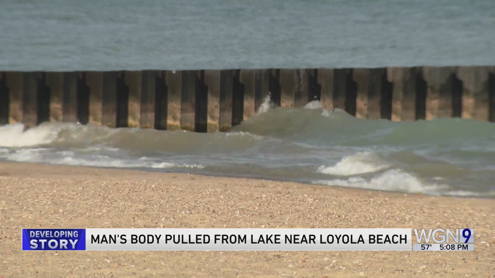Man’s body pulled from Lake Michigan near Loyola Beach – WGN-TV