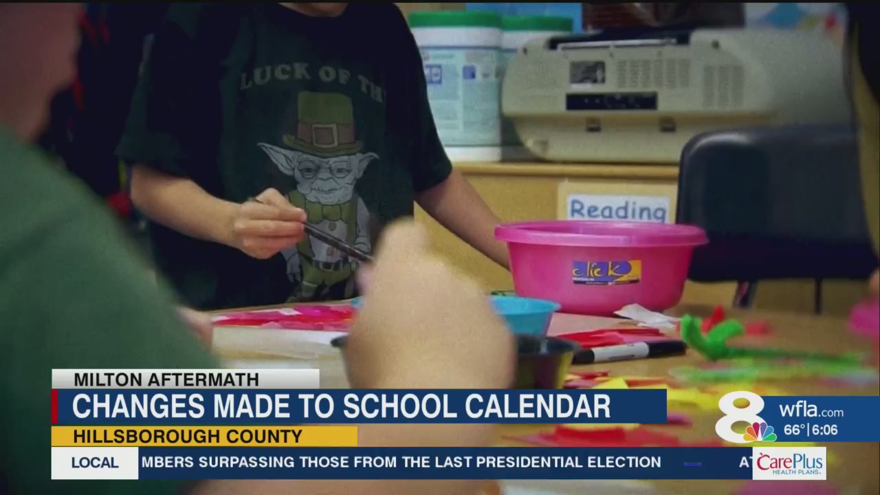 Hillsborough County Schools make changes due to hurricanes WFLA