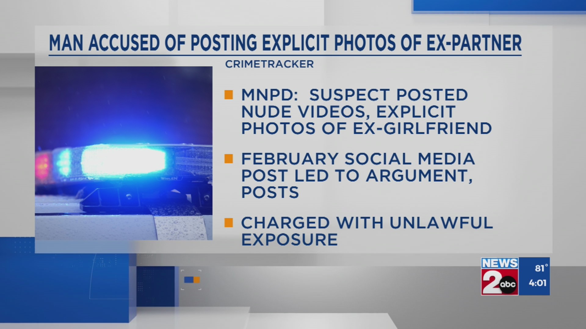 Man accused of posting explicit photos of ex-girlfriend – WKRN News 2