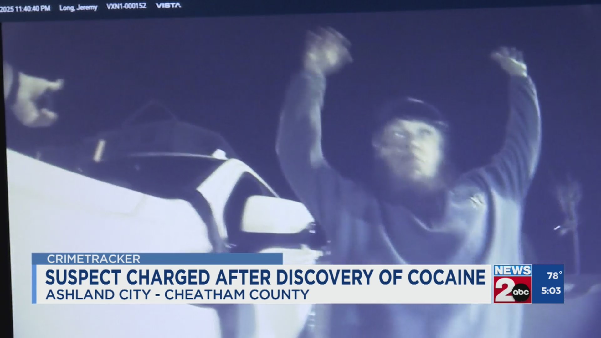 Suspect charged after police find cocaine in Ashland City – WKRN News 2