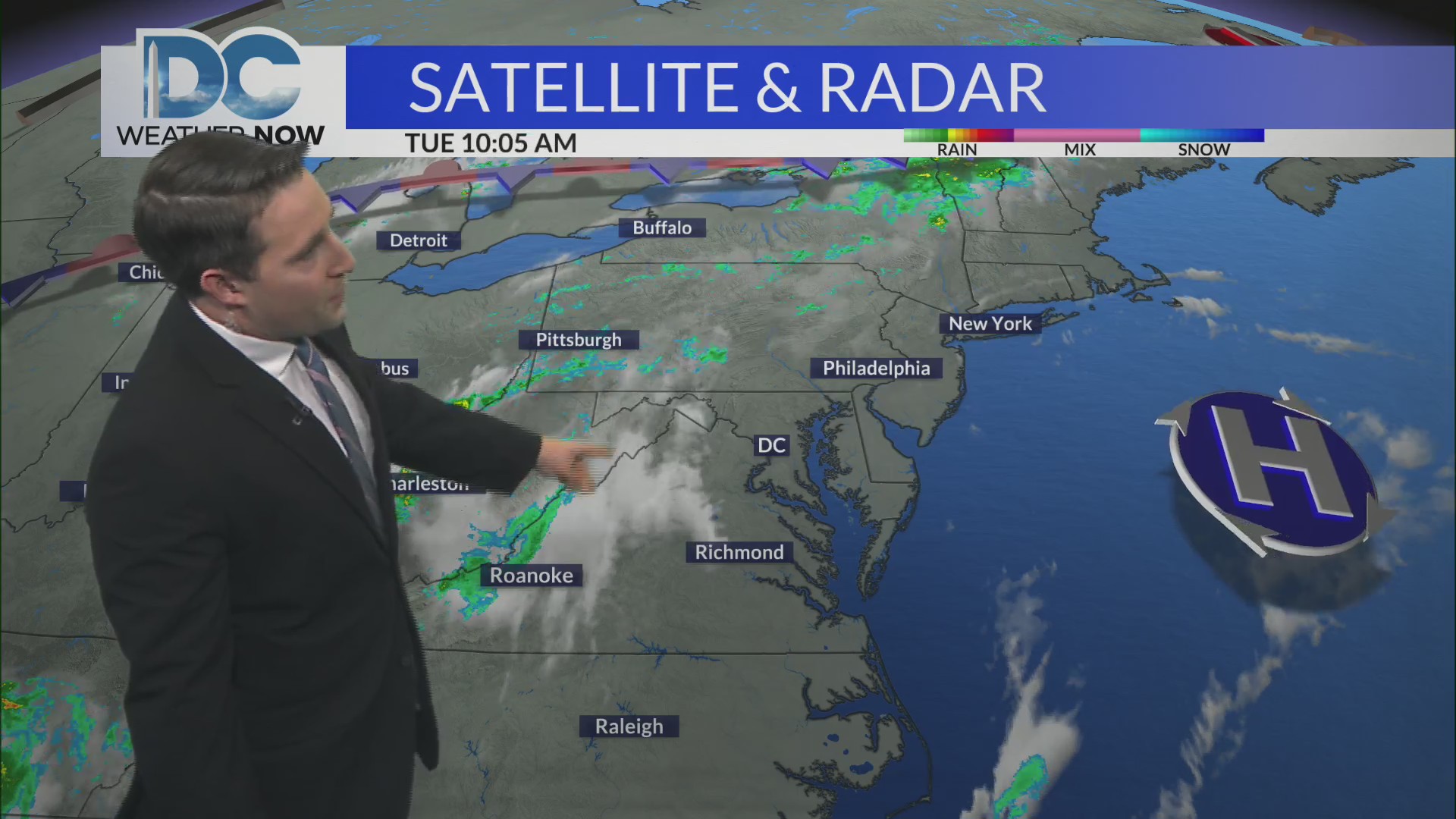 Warm & muggy with scattered storms on tap – DC News Now | DC, Virginia ...