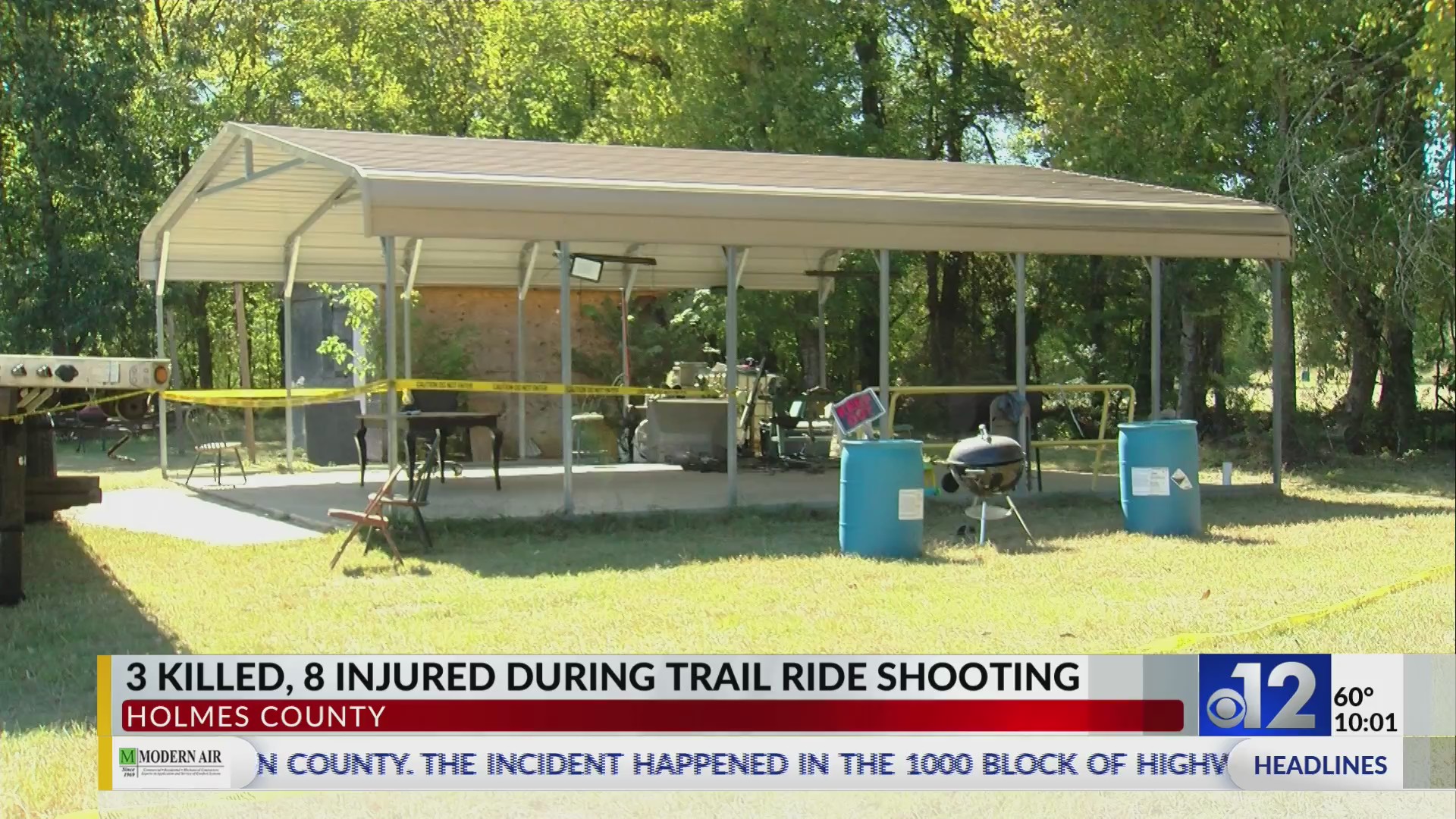 3 killed, 8 injured during Mississippi trail ride shooting WJTV