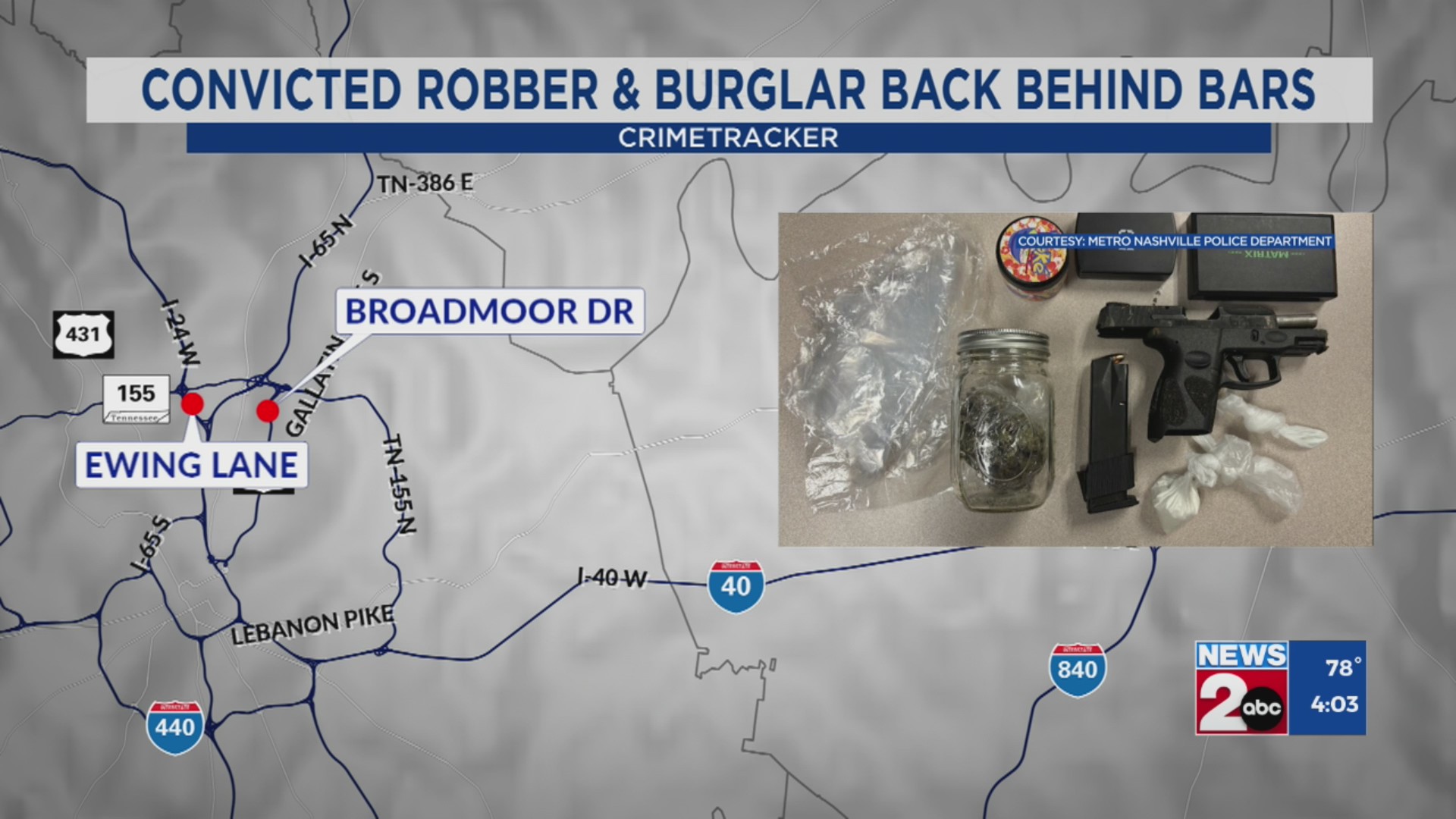 Man faces felony drug charges after fleeing traffic stop – WKRN News 2