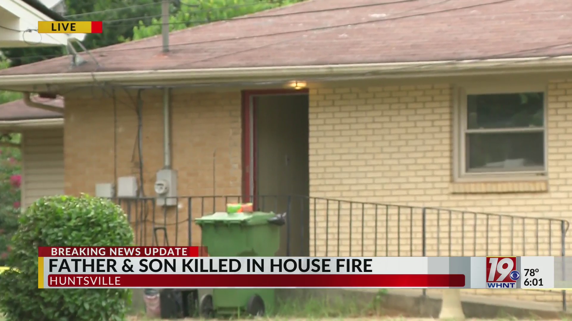 Father and Son Killed in House Fire | Aug. 5, 2025 | News 19 at 6 p.m ...