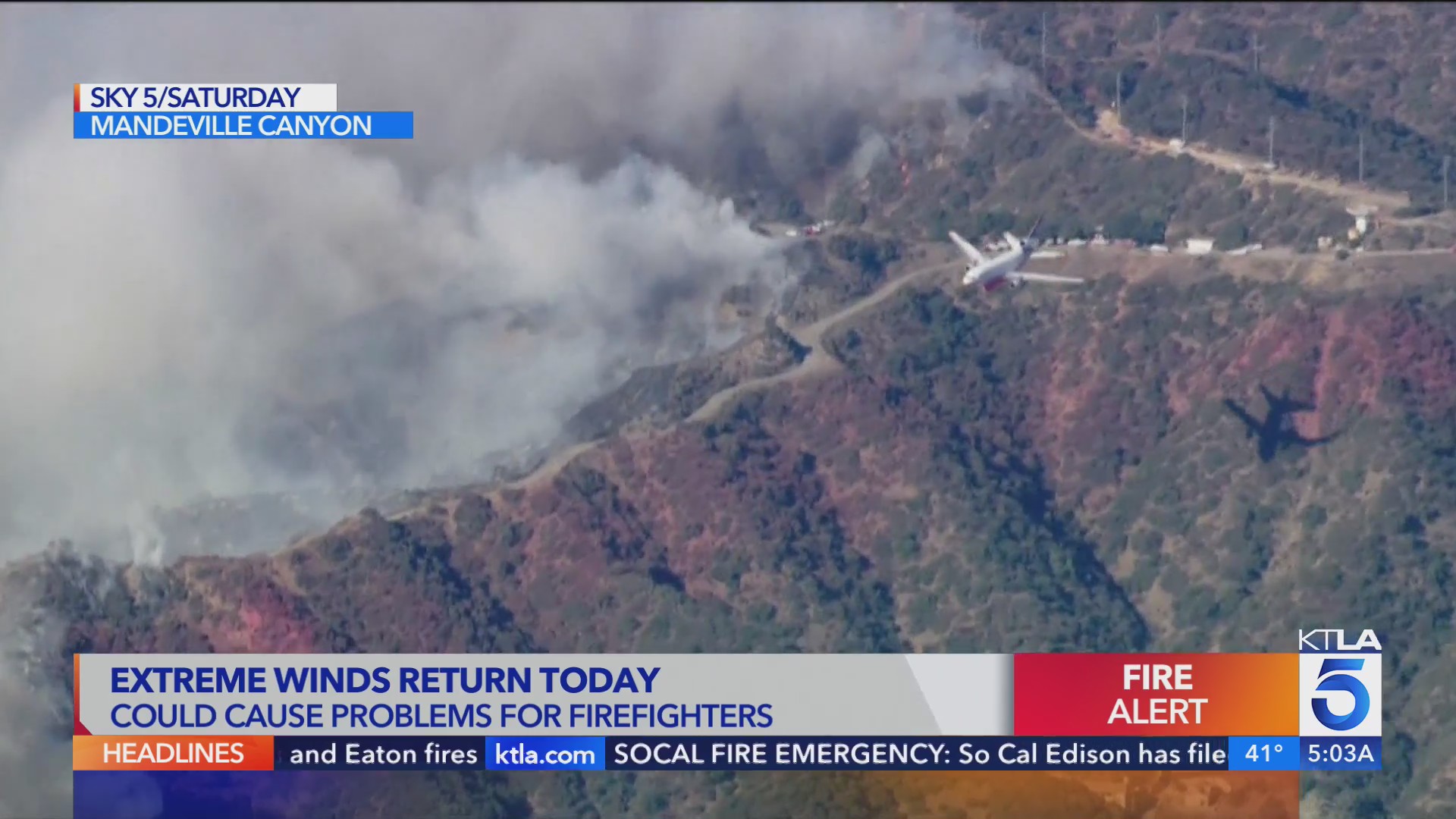 Extreme winds returning on Tuesday could cause problems for fire crews ...