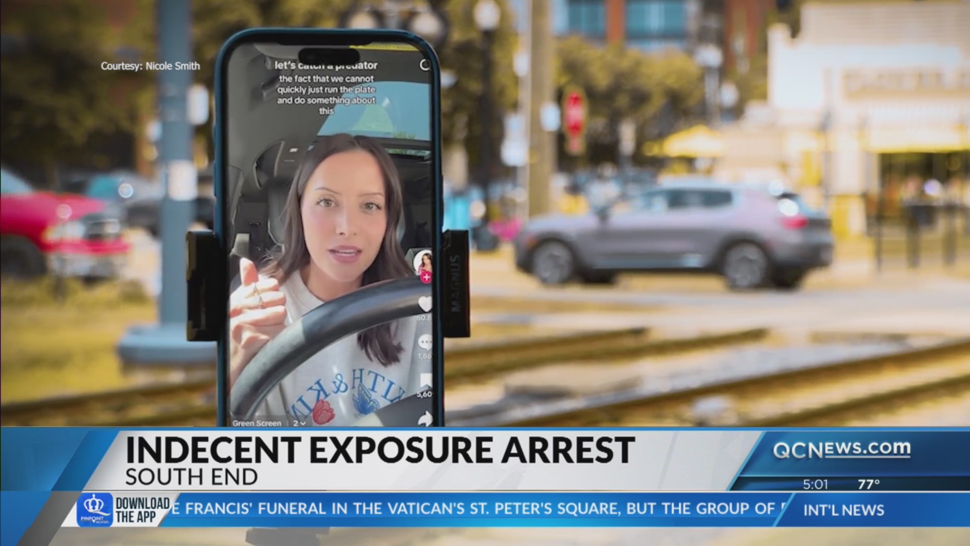Viral TikTok video helps lead to South End indecent expsure arrest