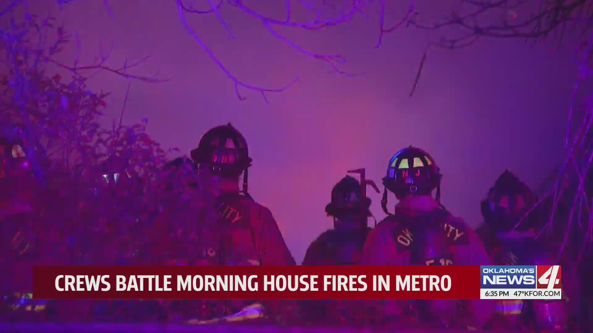 Crews battle morning house fires in metro – KFOR.com Oklahoma City