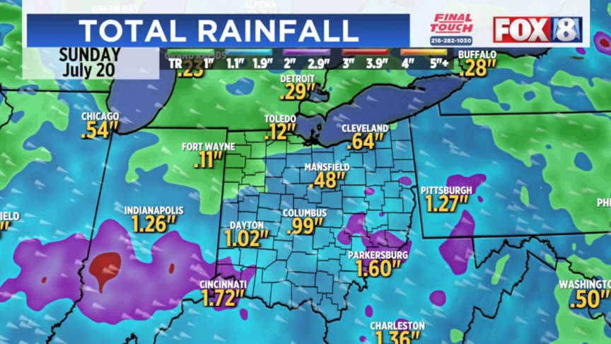 FORECAST: Timing of weekend rain and storms – Fox 8 Cleveland WJW