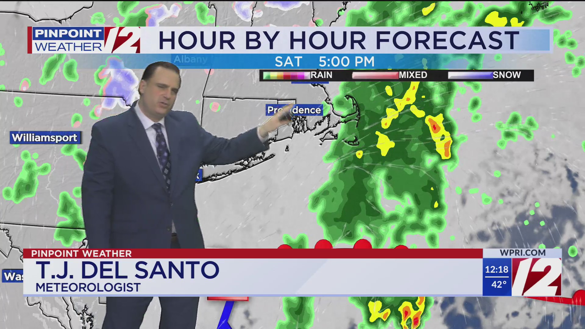 WPRI 12 Weather Forecast for 4/11/25: Dry this afternoon; rain returns ...